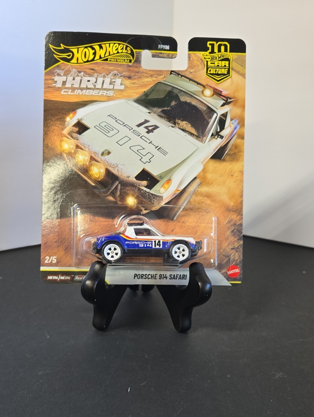 Porsche 914 Safari Hot Wheels Thrill Climbers - Blue/White
